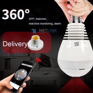 SMART WIFI LED bulb lamp Camera v380